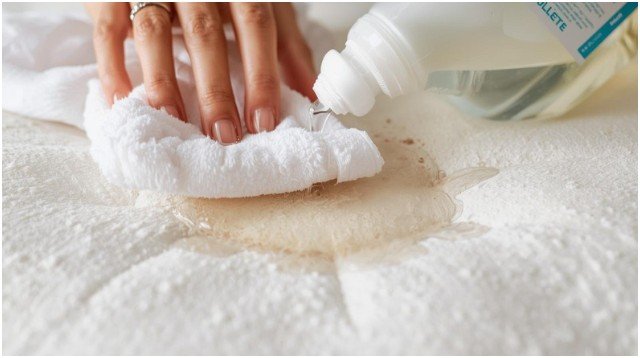 Spot-Clean Stains (Do NOT soak the mattress)