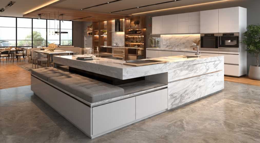 The Multi-Functional Kitchen Island